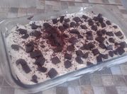 Una foto de torta oreo crema de leche