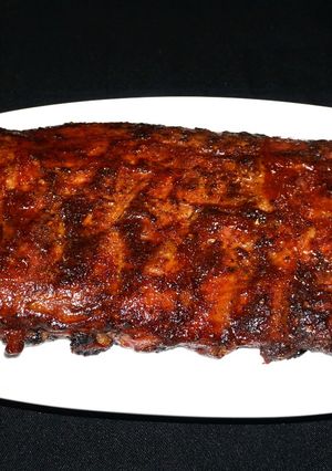 Una foto de Costillar de cerdo a la barbacoa