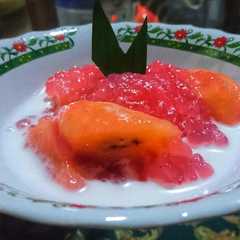 รูปของ Bubur Mutiara Campur pisang