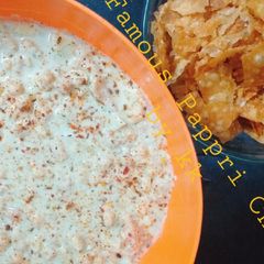 A picture of Famous papri chat.