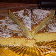 Queque de naranja con coco rallado