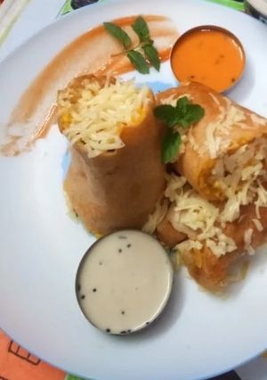 A picture of Cheese Dosa.