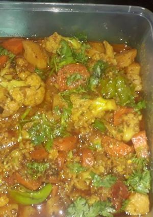A picture of Mix vegetable.