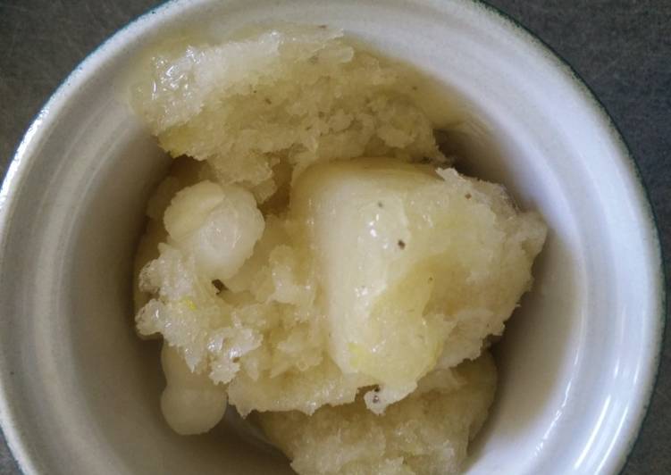 Comment Servir Sorbet banane/citron