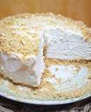 Cheesecake de chocolate blanco