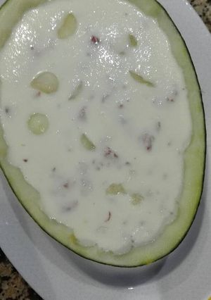 Foto principal de Sopa de melón con jamón iberico