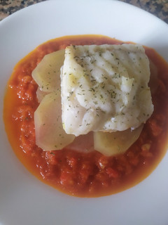 Una foto de Bacalao a la vizcaína en Mambo