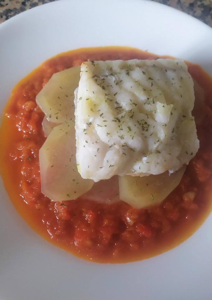 Una foto de Bacalao a la vizcaína en Mambo