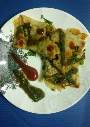 A picture of Aalu Pan rolls.