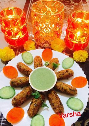 A picture of Mix Veg Daliya Rolls.