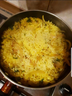 Indiai,római köményes,hagymás sárga rizs(Jeera Chawal) recept fotója