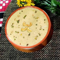 A picture of Govindbhog kheer/Rice Pudding.
