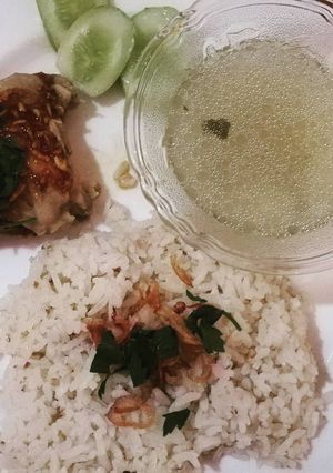 Foto resep Chicken Hainan & Nasi Hainan Simple Magic Com