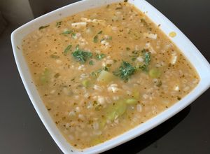 Una foto de Sopa de morón
