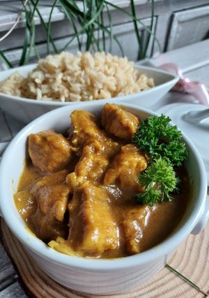 Une photo de Curry de Poulet Coco à l'indienne