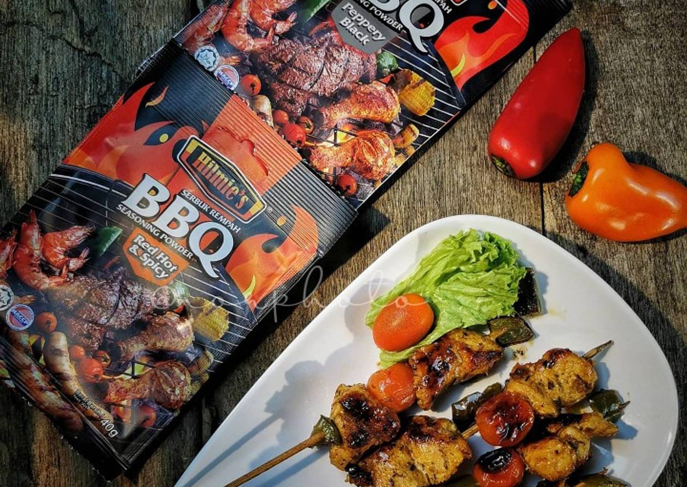 Rack of Hilmi Grilled Chicken for Kane Adama's Love of Hot & Spicy