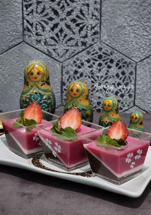 Foto resep 378. Puding Coklat Strawberry