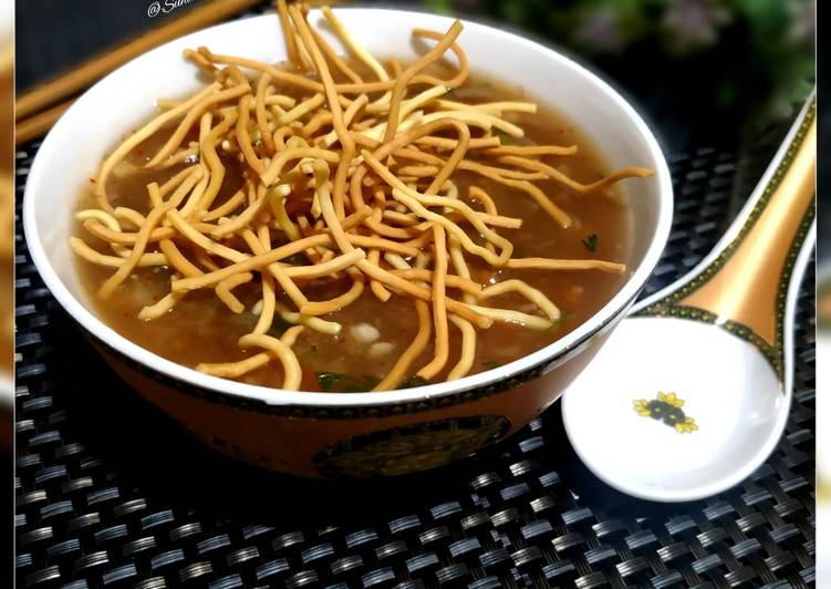Steps to Make Award-winning Chicken Manchow Soup