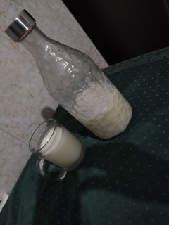 صورة لوصفة عصير بالموز والليمون