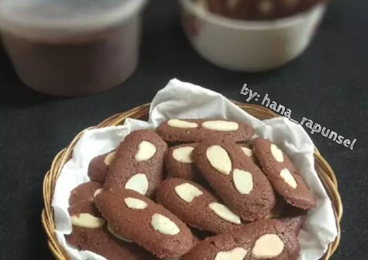 Resep Lidah Kucing Coklat Almond Anti Gagal
