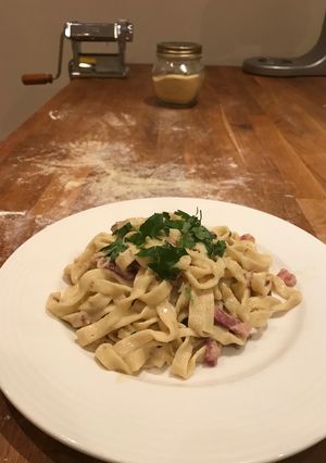 A picture of Easy Fresh Tagliatelle.
