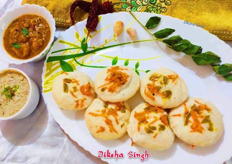 How to Prepare Homemade Veggie Rava idli