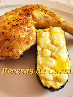 Una foto de Pollo asado especiado