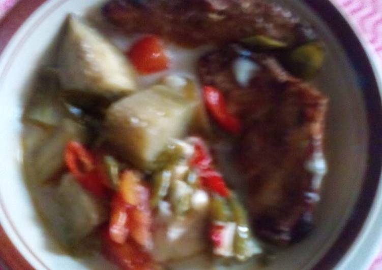 Resep Mangut Iwak Pee (Ikan Pari) Lezat