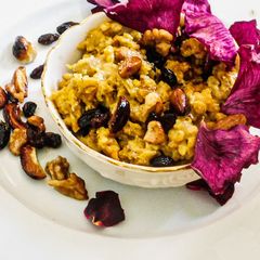A picture of Aval Halwa for Krishna Jayanthi.