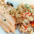 Filet de truite et riz aux carottes au Nutricook Seb
