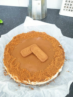 Una foto de Tarta de queso Lotus (frigorífico)