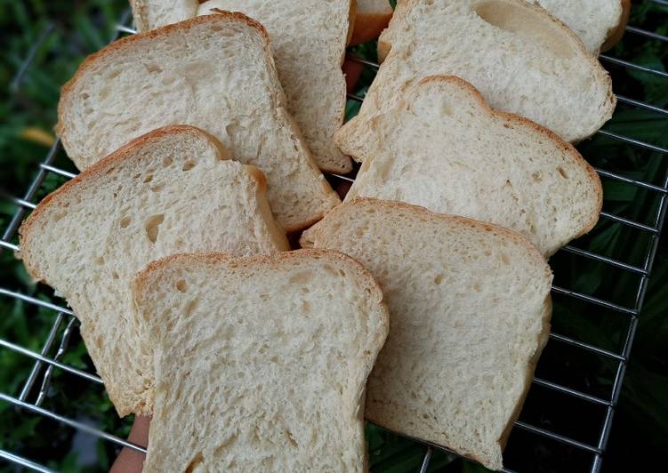Resep Hainan bread (roti rendah gula,rendah lemak dan tanpa telur) Anti Gagal