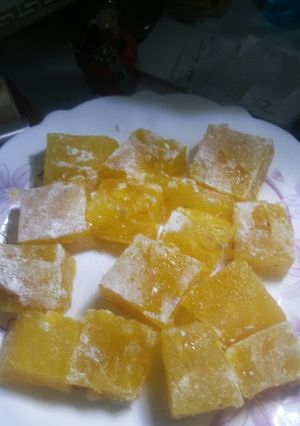 عکسی از دستور باسلق ژله ای زعفرانی