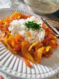 Bell Pepper Fricassee