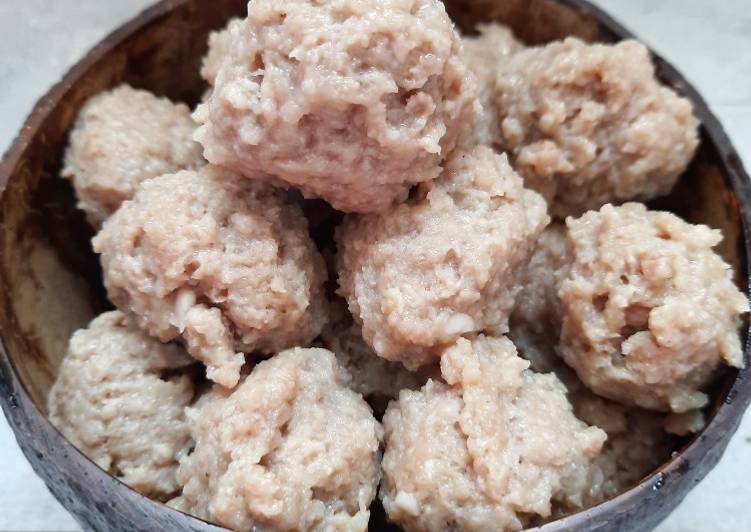 Resep Bakso Urat Simple Anti Gagal