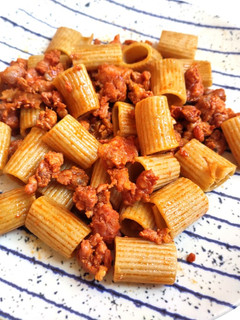Una foto de Pasta con chichas