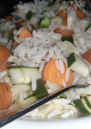 A picture of Veggies rice.