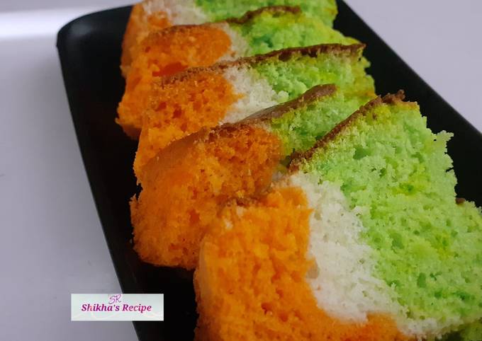 Image of Tiranga Cake or Tricolour pastry for independence day / republic  day celebration-NV261248-Picxy