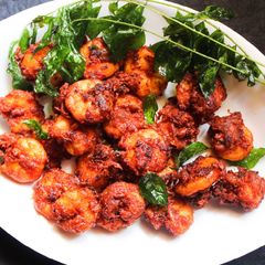 A picture of Crispy prawns fry.
