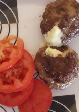 Una foto de Hamburguesas rellenas
