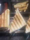 Spinach corn cheese sandwitch