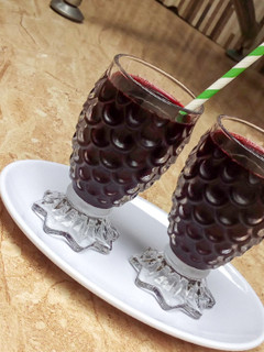 A picture of Tropical hibiscus juice (zobo).