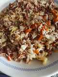 Arroz con verduras y vinagre balsámico de Módena
