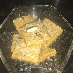 A picture of Besan ki Burfi.