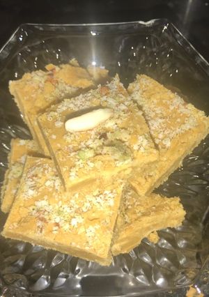 A picture of Besan ki Burfi.
