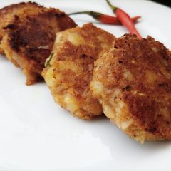 A picture of Raw mango and potato kebabs.