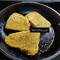 Goan Rava Fried Fish A picture of Goan Rava Fried Fish.