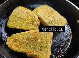 A picture of Goan Rava Fried Fish.