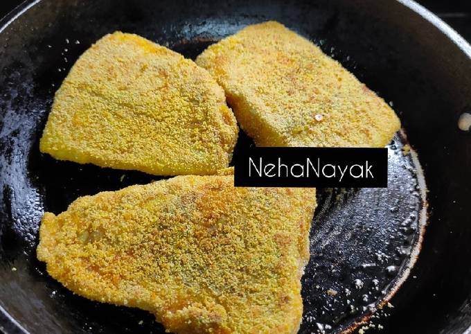 Steps to Make Any-night-of-the-week Goan Rava Fried Fish