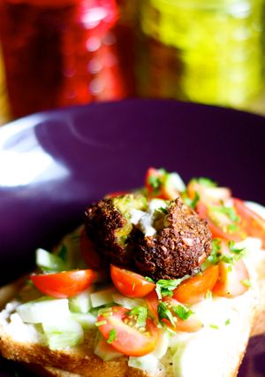 A picture of Lebanese Falafel.